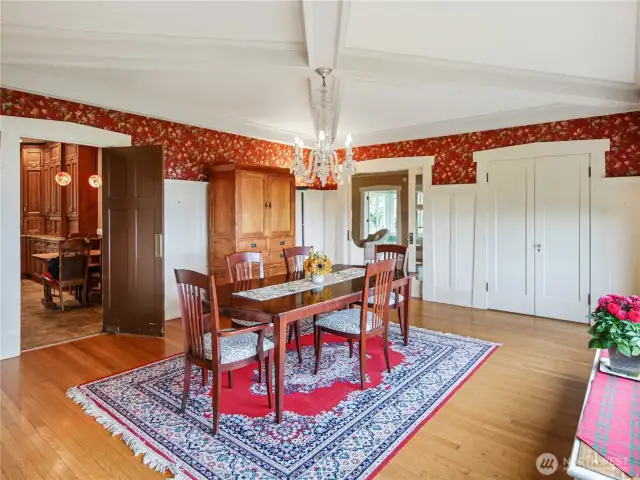 Looking back into the kitchen and great room.