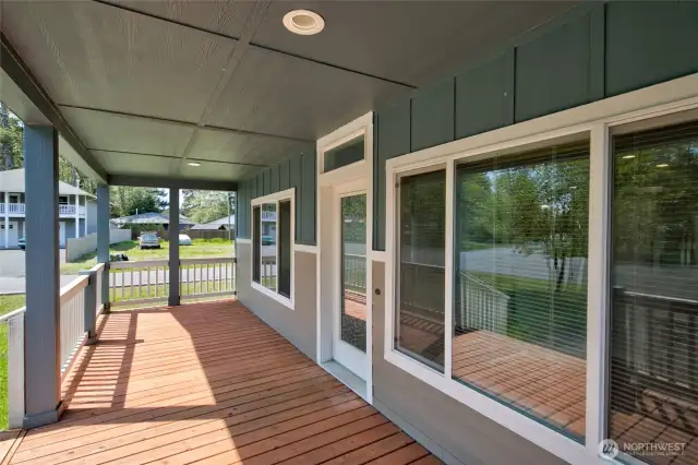 Covered Front Deck
