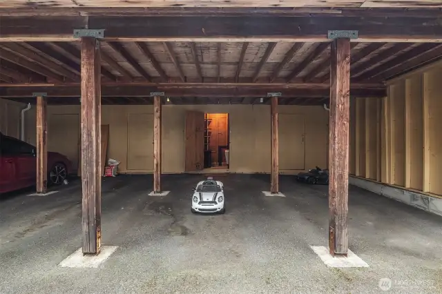 Carport with HUGE Storage Space