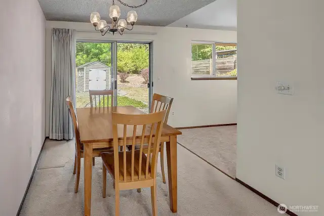 Formal dining room.