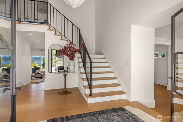 2 Story Front Hallway