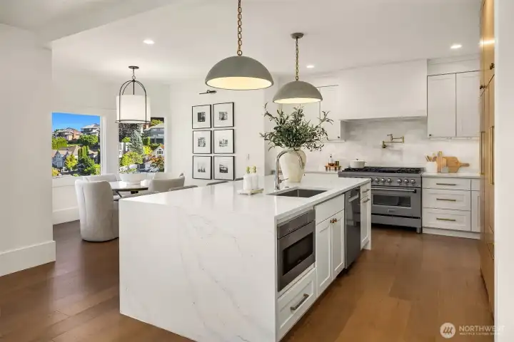 Kitchen Island with Table
