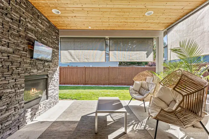 Patio with Fireplace
