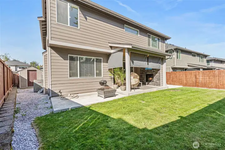 Fully Fenced Back Yard