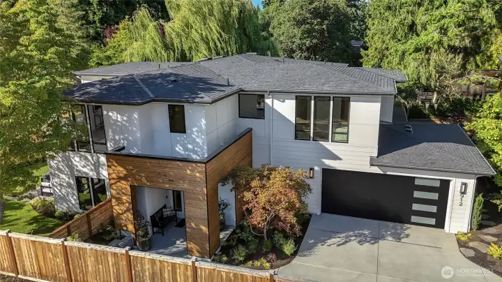 The Aerie - Nestled next to the Rose Point Community in West of Market, this home is tucked off the road down an estate-style paver driveway approach. The setting feels warm and inviting.