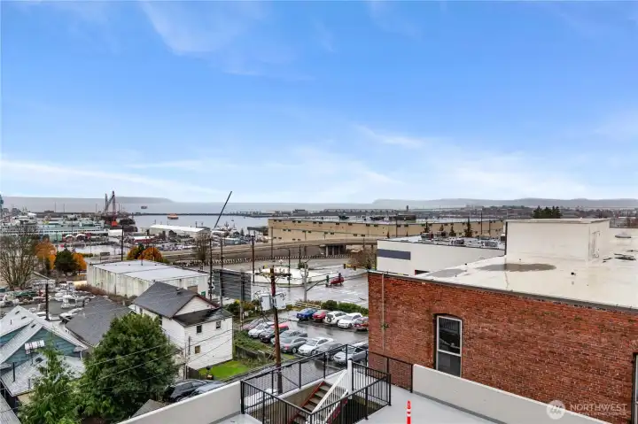 Puget Sound water View from inside Unit