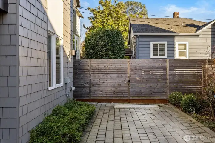 Dedicated parking space with EV charging