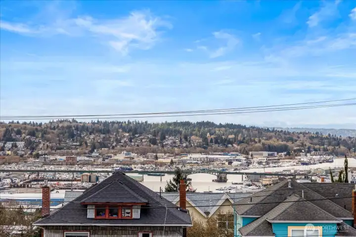 View of the Ballard Bridge