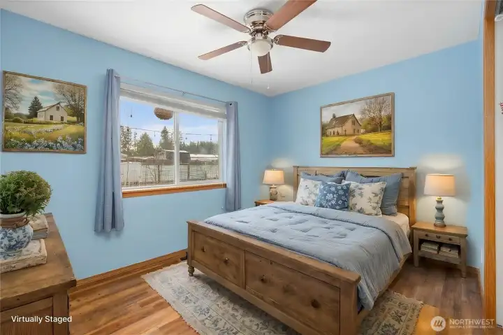 (Virtually staged) Lower bedroom #3