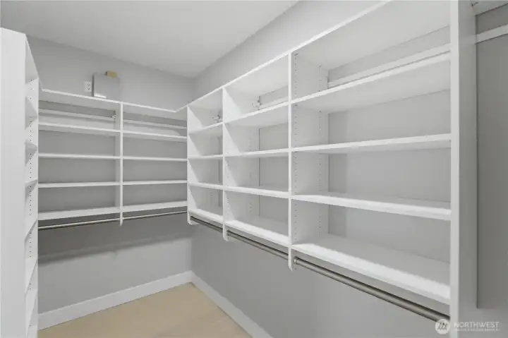 Massive walk in closet