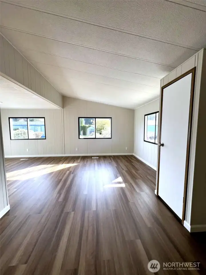Entry living room area