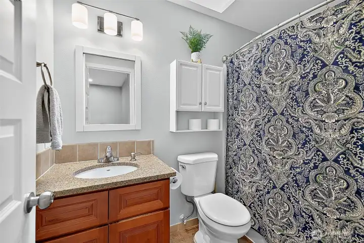 Upstairs Guest Bathroom.