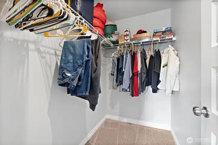 Bedroom # 2 Walk-In Closet.