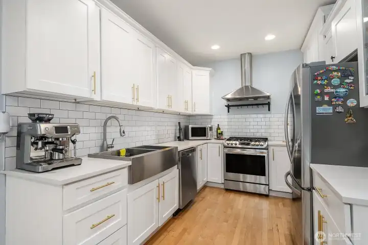 Stainless steel appliances