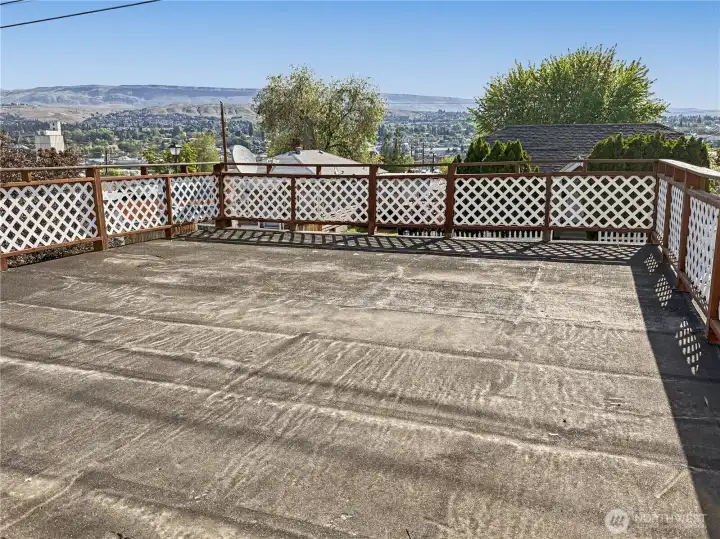 View Deck over garage