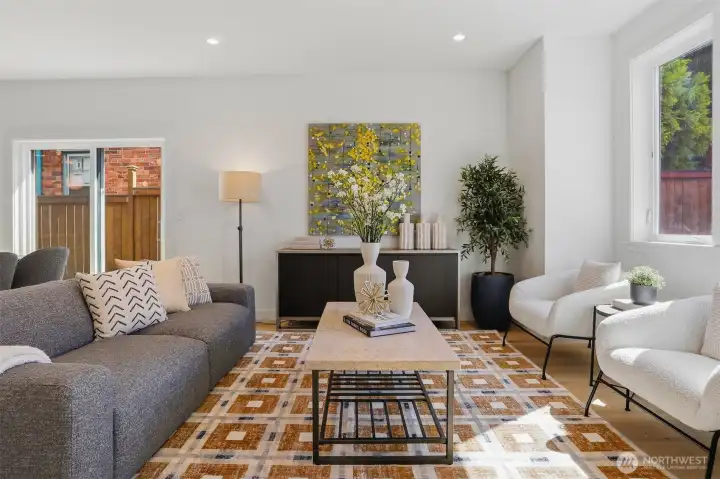Living room area.