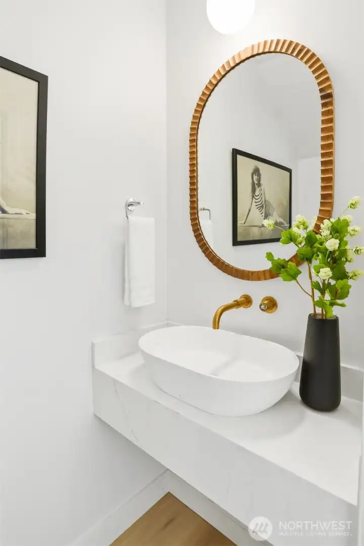 Main floor powder room.