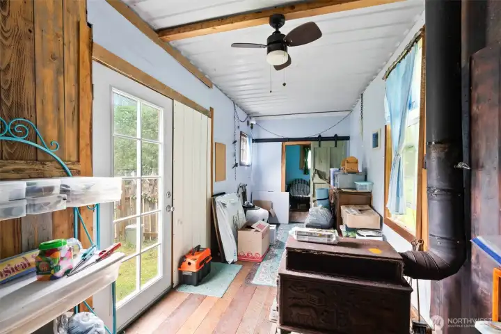 Inside the Shipping Container