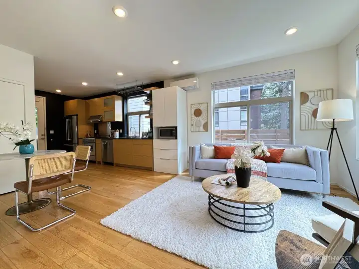 Open-concept main floor.