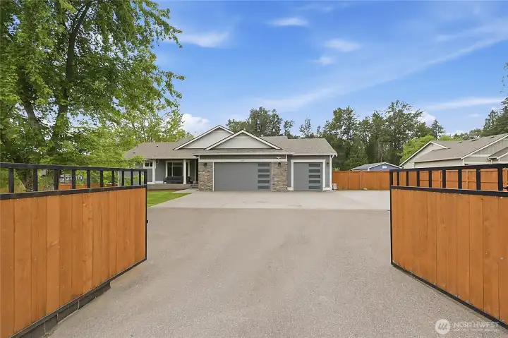 Welcome Home! Private gated entrance.