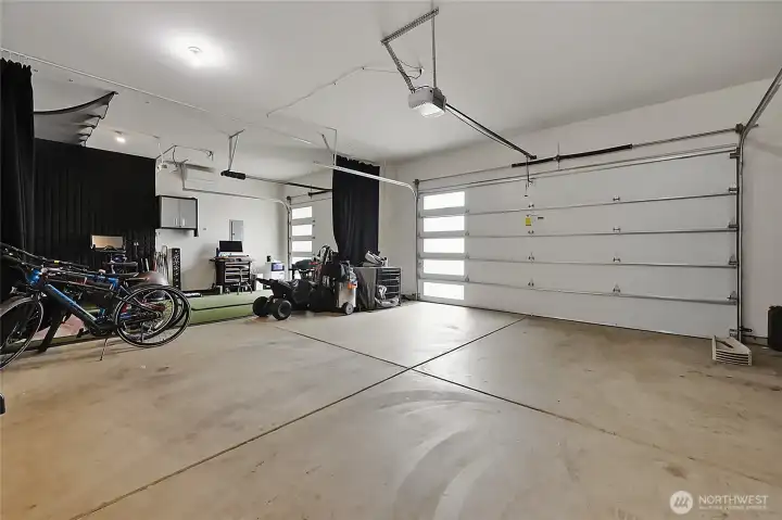 3-car garage