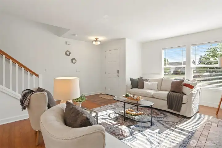 Enter to a perfectly sized living room Enter to a perfectly sized living room