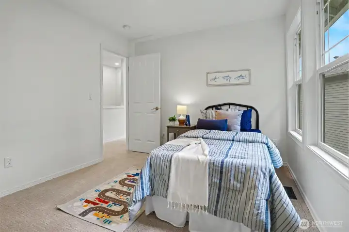 Another bedroom upstairs. Another bedroom upstairs.