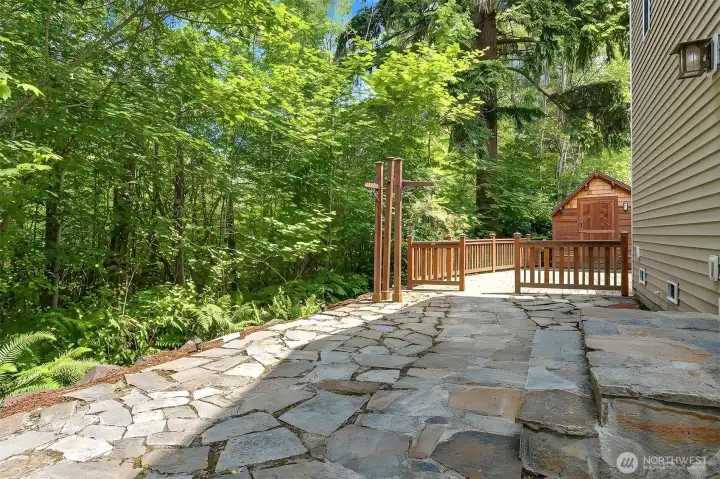 Patio ready for anything. See the greenbelt behind the home. No one looking in, very private. Patio ready for anything. See the greenbelt behind the home. No one looking in, very private.