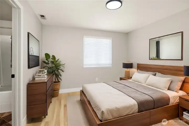 Good sized primary bedroom with ensuite