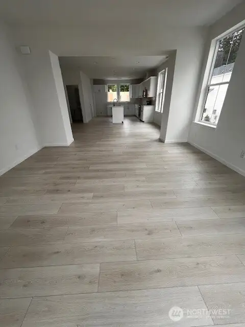 Great room to kitchen