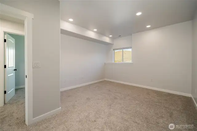 House 1 Downstairs Office/Extra finished room-no legal egress