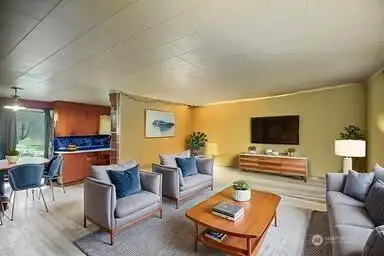 Virtually staged