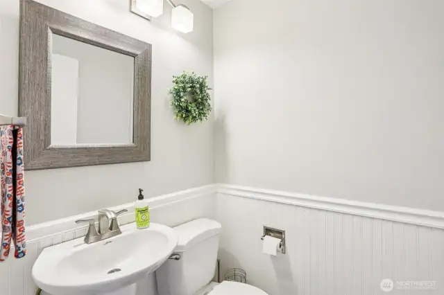 Half bath main floor.