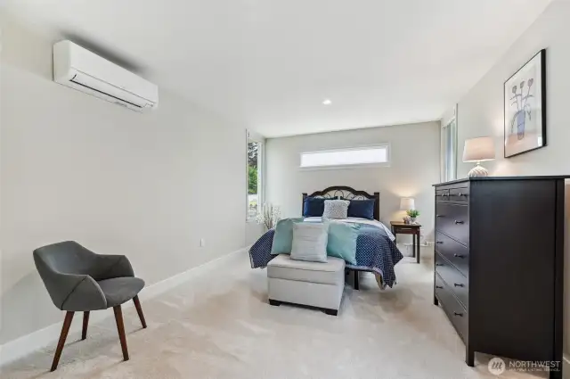 Second living space is currently being used as a second primary suite. It is at the opposite end of the home from the primary suite - offering privacy and peace.