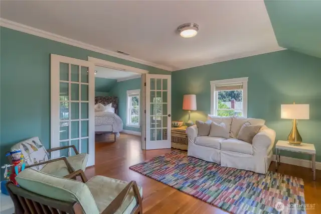 Sitting room off of the second ensuite upstairs