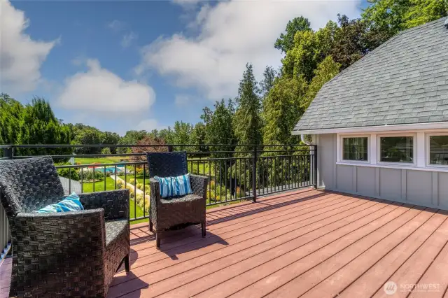 Upstairs Deck off of the second ensuite