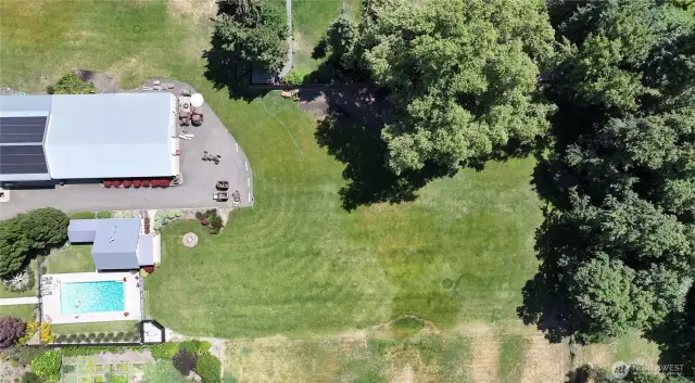 Back Yard space for Horses, Garden or Pickleball court.