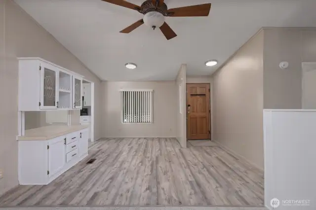 Front Entry and Dining area