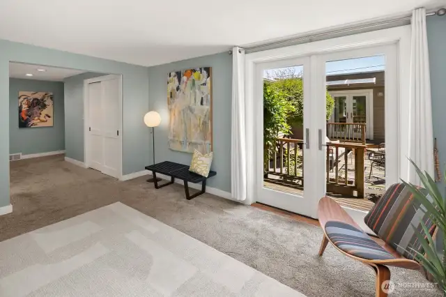 Main floor bedroom