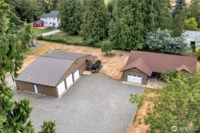 Large lot with a huge 5+ car garage, shop & ADU