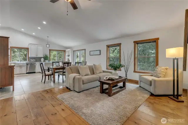 Wide open floorplan is perfect for entertaining