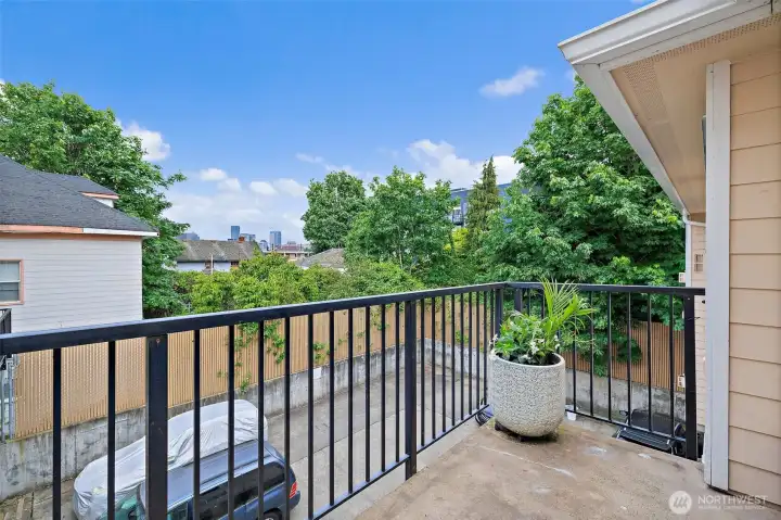 Balcony right off the primary bedroom! Wake up and feel the bliss!