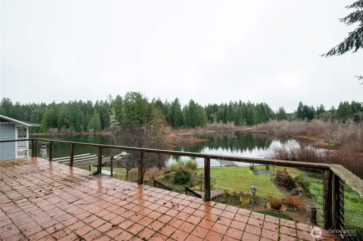 View from the main deck