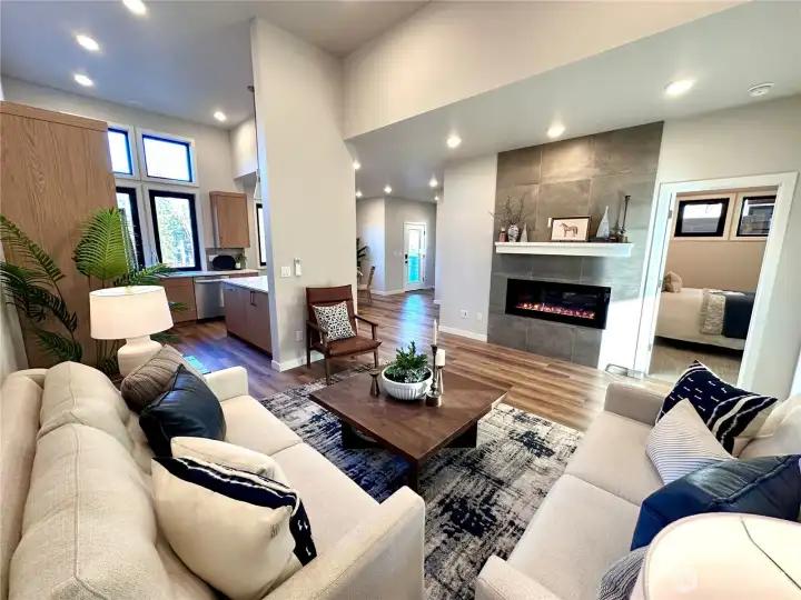 Open concept but with defined rooms