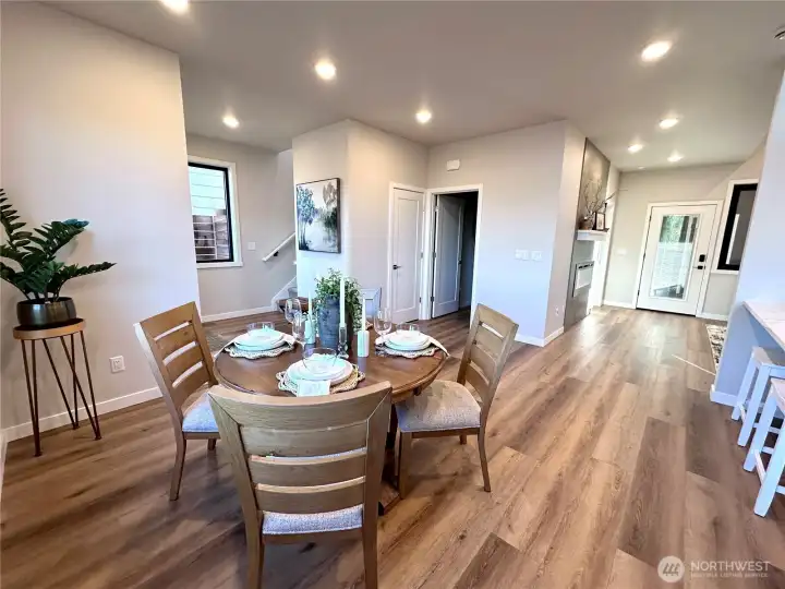 Large dining area