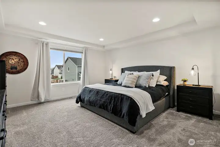 Upstairs primary bedroom.