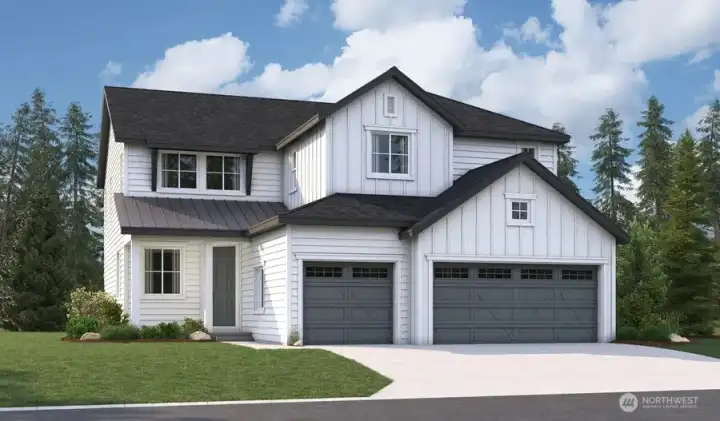 Not of actual home, digital rendering only