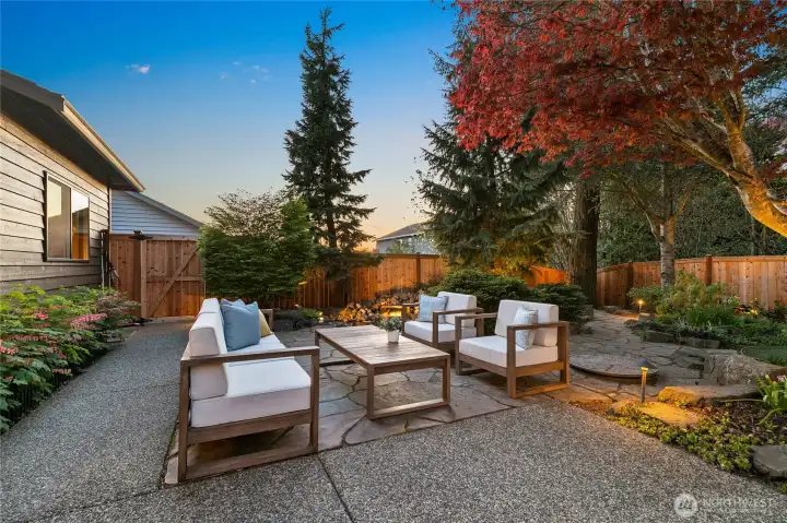 Beautifully landscaped