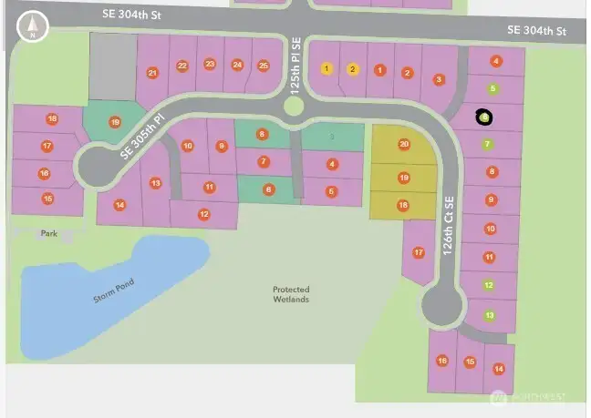 The Willows community map