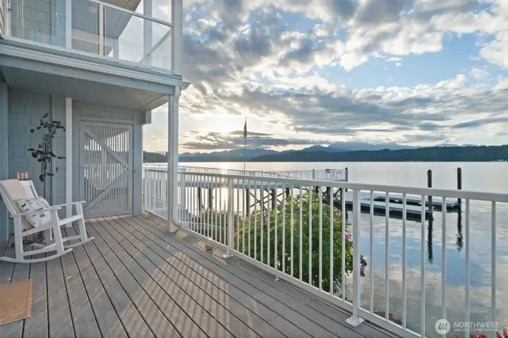 The Deck of the Guest Suite. A bonus room with a 3/4 bath. The Deck of the Guest Suite. A bonus room with a 3/4 bath.